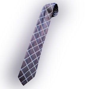 😎 Thomas Pink blue 100% silk neck tie made in France